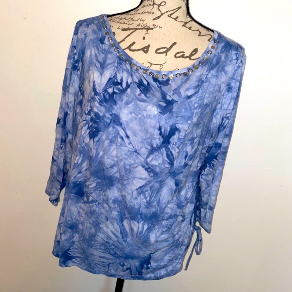 🩵💙Ruby Rd Side Tie Top💙🩵